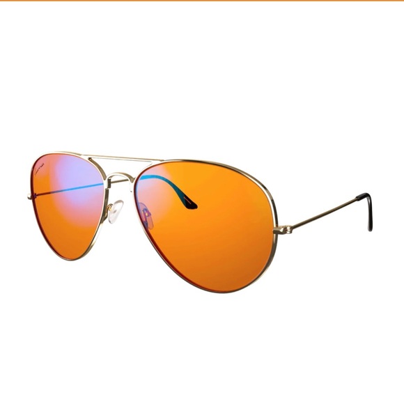 Swanwick Large Aviator Glasses Night Blue Light Blocking - Picture 13 of 16